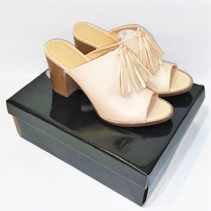 SOCIOLOGY Tassel Mule Slides